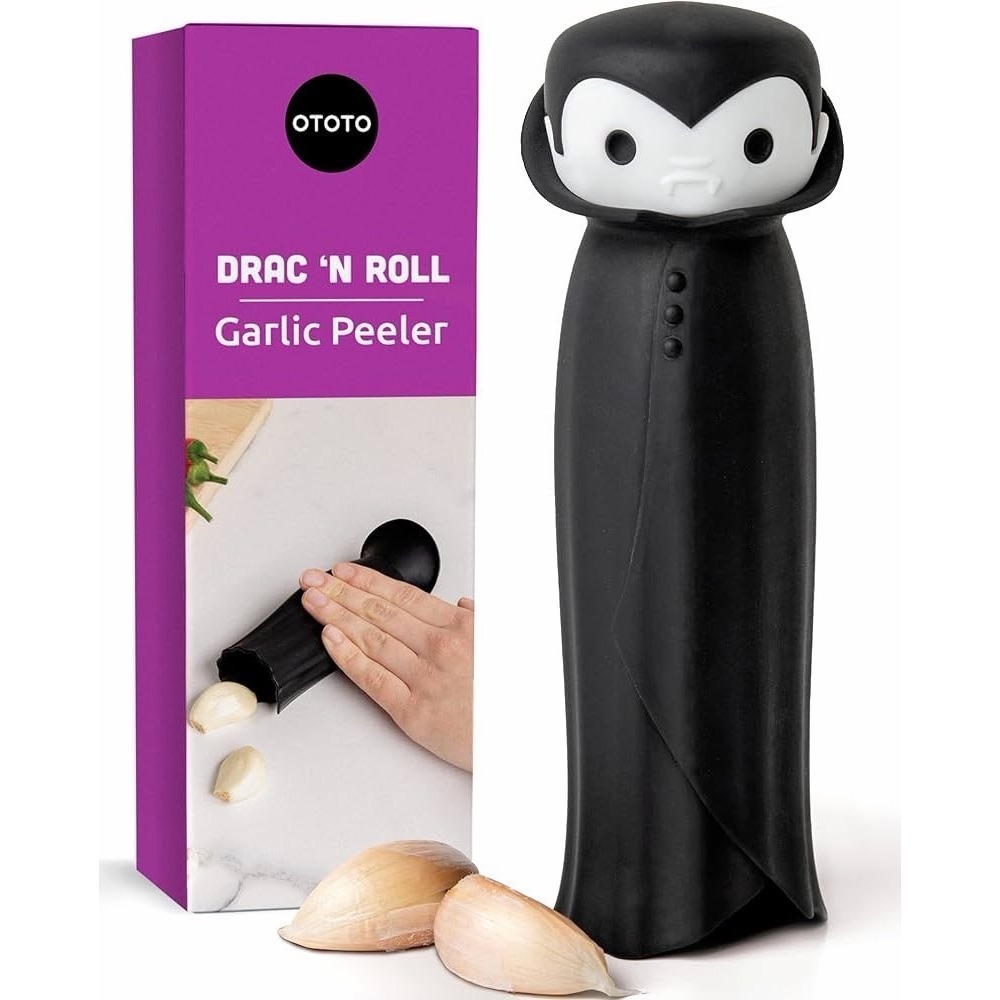 Drac N Roll Vampire Garlic Roller Silicone Garlic Peeler Tube Halloween